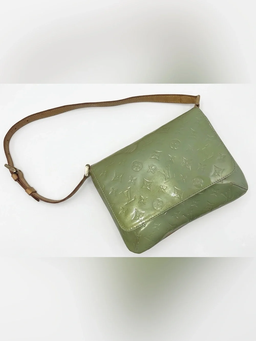 LOUIS VUITTON Vintage Monogram Vernis Thompson Street Bag w/COA
